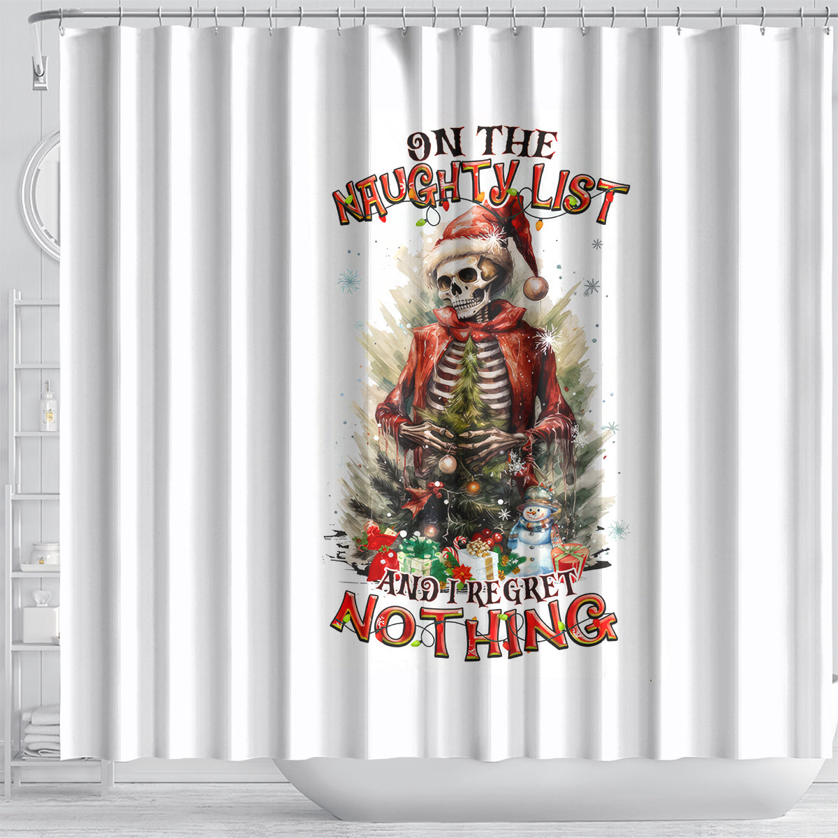 skeleton-santa-claus-shower-curtain-on-the-naughty-list-and-i-regret-nothing