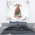 Skeleton Santa Claus Tapestry On The Naughty List And I Regret Nothing - Wonder Print Shop