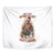 Skeleton Santa Claus Tapestry On The Naughty List And I Regret Nothing - Wonder Print Shop