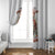 Skeleton Santa Claus Window Curtain On The Naughty List And I Regret Nothing - Wonder Print Shop