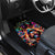 Flower Skull Car Mats One Day Say Fuck Itt All And Let My Demons Out - Wonder Print Shop