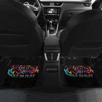 Flower Skull Car Mats One Day Say Fuck Itt All And Let My Demons Out - Wonder Print Shop