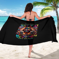 Flower Skull Sarong One Day Say Fuck Itt All And Let My Demons Out - Wonder Print Shop