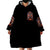 Flower Skull Wearable Blanket Hoodie One Day Say Fuck Itt All And Let My Demons Out - Wonder Print Shop