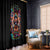 Flower Skull Window Curtain One Day Say Fuck Itt All And Let My Demons Out - Wonder Print Shop