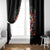 Flower Skull Window Curtain One Day Say Fuck Itt All And Let My Demons Out - Wonder Print Shop