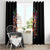 Flower Skull Window Curtain One Day Say Fuck Itt All And Let My Demons Out - Wonder Print Shop
