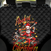 Skeleton Santa Claus Back Car Seat Cover Rockin' Around The Christmas Tree - Wonder Print Shop