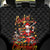 Skeleton Santa Claus Back Car Seat Cover Rockin' Around The Christmas Tree - Wonder Print Shop