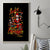 Skeleton Santa Claus Canvas Wall Art Rockin' Around The Christmas Tree - Wonder Print Shop