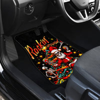 Skeleton Santa Claus Car Mats Rockin' Around The Christmas Tree - Wonder Print Shop