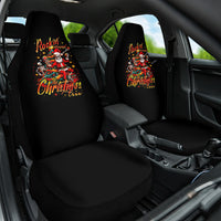 Skeleton Santa Claus Car Seat Cover Rockin' Around The Christmas Tree - Wonder Print Shop
