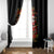 Skeleton Santa Claus Window Curtain Rockin' Around The Christmas Tree - Wonder Print Shop