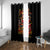 Skeleton Santa Claus Window Curtain Rockin' Around The Christmas Tree - Wonder Print Shop