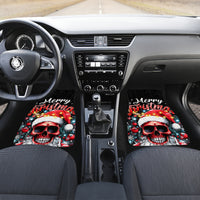 Skeleton Santa Claus Car Mats Merry Christmas Bitches - Wonder Print Shop