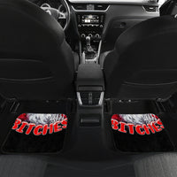 Skeleton Santa Claus Car Mats Merry Christmas Bitches - Wonder Print Shop