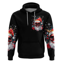 Skeleton Santa Claus Hoodie Merry Christmas Bitches - Wonder Print Shop