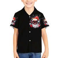 Skeleton Santa Claus Kid Hawaiian Shirt Merry Christmas Bitches - Wonder Print Shop