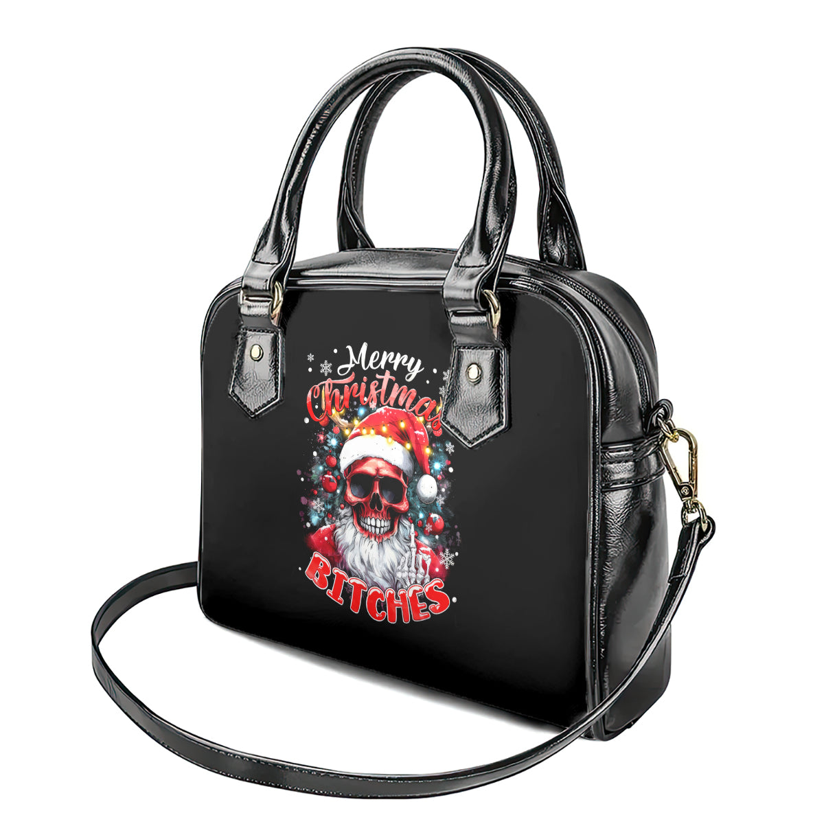 skeleton-santa-claus-shoulder-handbag-merry-christmas-bitches