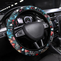 Skeleton Santa Claus Steering Wheel Cover Merry Christmas Bitches - Wonder Print Shop