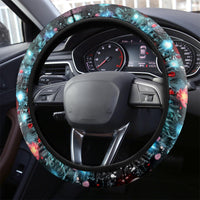 Skeleton Santa Claus Steering Wheel Cover Merry Christmas Bitches - Wonder Print Shop