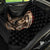 Skeleton Santa Claus Back Car Seat Cover Scary Skeleton Santa Claus Coming - Wonder Print Shop