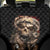 Skeleton Santa Claus Back Car Seat Cover Scary Skeleton Santa Claus Coming - Wonder Print Shop