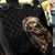 Skeleton Santa Claus Back Car Seat Cover Scary Skeleton Santa Claus Coming - Wonder Print Shop
