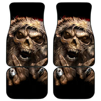 Skeleton Santa Claus Car Mats Scary Skeleton Santa Claus Coming - Wonder Print Shop