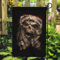 Skeleton Santa Claus Garden Flag Scary Skeleton Santa Claus Coming - Wonder Print Shop
