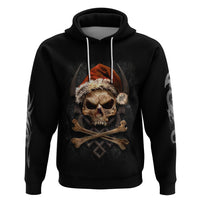 Skeleton Santa Claus Hoodie Scary Skeleton Santa Claus Coming - Wonder Print Shop