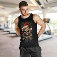 Skeleton Santa Claus Men Tank Top Scary Skeleton Santa Claus Coming - Wonder Print Shop