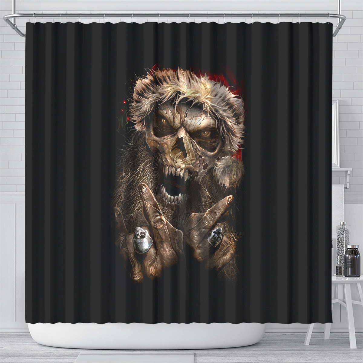 skeleton-santa-claus-shower-curtain-scary-skeleton-santa-claus-coming