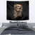 Skeleton Santa Claus Tapestry Scary Skeleton Santa Claus Coming - Wonder Print Shop