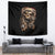Skeleton Santa Claus Tapestry Scary Skeleton Santa Claus Coming - Wonder Print Shop