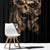 Skeleton Santa Claus Window Curtain Scary Skeleton Santa Claus Coming - Wonder Print Shop