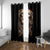 Skeleton Santa Claus Window Curtain Scary Skeleton Santa Claus Coming - Wonder Print Shop