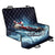 Skeleton Santa Claus Back Car Seat Cover Santa Claus Is Coming To Town - Wonder Print Shop