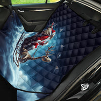 Skeleton Santa Claus Back Car Seat Cover Santa Claus Is Coming To Town - Wonder Print Shop
