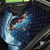 Skeleton Santa Claus Back Car Seat Cover Santa Claus Is Coming To Town - Wonder Print Shop
