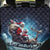 Skeleton Santa Claus Back Car Seat Cover Santa Claus Is Coming To Town - Wonder Print Shop