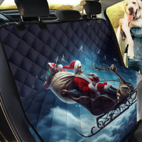 Skeleton Santa Claus Back Car Seat Cover Santa Claus Is Coming To Town - Wonder Print Shop