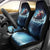 Skeleton Santa Claus Car Seat Cover Santa Claus Is Coming To Town - Wonder Print Shop