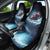 Skeleton Santa Claus Car Seat Cover Santa Claus Is Coming To Town - Wonder Print Shop