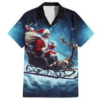 Skeleton Santa Claus Hawaiian Shirt Santa Claus Is Coming To Town - Wonder Print Shop