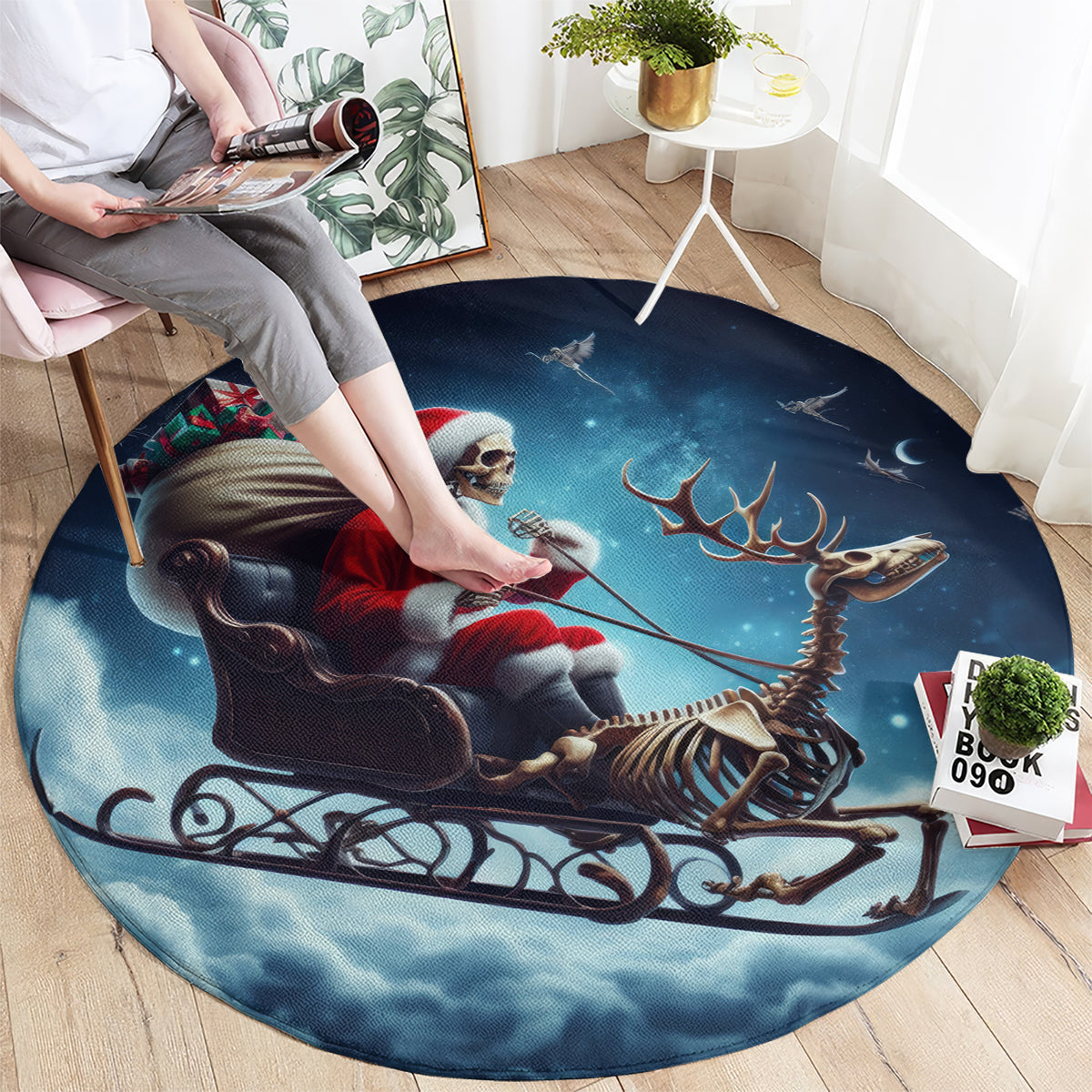 skeleton-santa-claus-round-carpet-santa-claus-is-coming-to-town