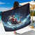 Skeleton Santa Claus Sarong Santa Claus Is Coming To Town - Wonder Print Shop