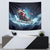 Skeleton Santa Claus Tapestry Santa Claus Is Coming To Town - Wonder Print Shop