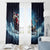 Skeleton Santa Claus Window Curtain Santa Claus Is Coming To Town - Wonder Print Shop