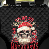 Skull Santa Claus Back Car Seat Cover Ho Ho Ho Madafakas - Wonder Print Shop